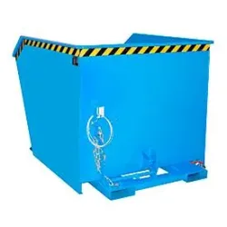 Bauer® Spänebehälter GU-E 1500, lackiert, Lichtblau
