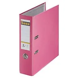 Bene No.1 Power Ordner A4 80 mm Rosa 2 Ringe 291400 PP (Polypropylen) Glatt Hochformat