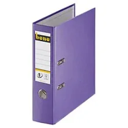 Bene No.1 Power Ordner A4 80 mm Violett 2 Ringe 291400 PP (Polypropylen) Glatt Hochformat