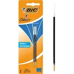 BIC Kugelschreibermine 4 Colours 0,4 mm Blau 2 Stück