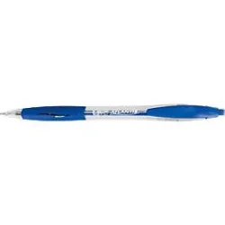 BIC Atlantis Classic Kugelschreiber Blau Mittel 0.4 mm Nachfüllbar 12 Stück