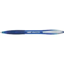 BIC Atlantis Soft Kugelschreiber Blau Mittel 0.4 mm Nachfüllbar 12 Stück