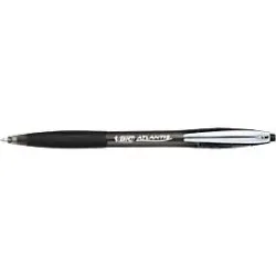 BIC Atlantis Soft Kugelschreiber Schwarz Mittel 0.4 mm Nachfüllbar 12 Stück