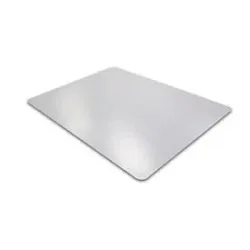 Bodenschutzmatte Floortex Cleartex® Evolutionmat®, rechteckig, für Hartböden, Stärke 1,7 mm, L 1160 x B 1500 mm, verbessertes Polymer, transparent