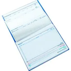 BOI Patienten-Dokumentationsmappe Professional Line, DIN A4, Klarsichttaschen, 10-farbiges Reitersystem, 4 Heftmechaniken, blau, 10 Stück