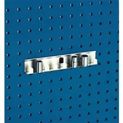 bott Steckschlüsselhalter, 8 Aufnahmen für 1/2 Zoll-Einsätze, Breite 270 mm, passend für Lochplatten