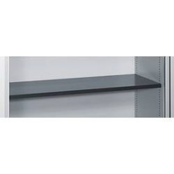 C + P Rollladenschrank Omnispace, 3 OH, abschliessbar, B 1200 x T 420 x H 1345 mm, Stahl, lichtgrau/schwarzgrau