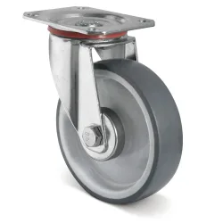 Lenkrolle TPE Basic, spurlos, Ø x Breite 100 x 32 mm, TK 100 kg