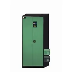 Chemikalienschrank  asecos CS-CLASSIC, Flügeltüren, Front Resedagrün, B 810 x T 520 x H 1950 mm