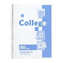 Collegeblock, kariert, DIN A4, 5 Stück