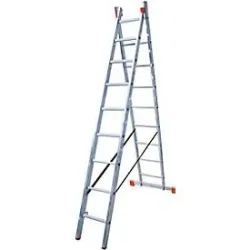 DUBILO Mehrzweckleiter, 2 x 9 Sprossen