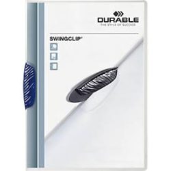 DURABLE Klemmmappe Swingclip, DIN A4, PP, mit Clip, dunkelblau