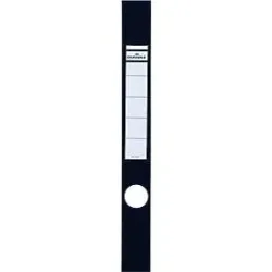 DURABLE ORDOFIX Selbstklebende Ordneretiketten 40 x 390 mm Schwarz 10 Stück