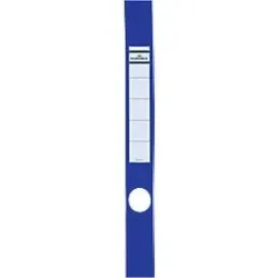 DURABLE ORDOFIX Selbstklebende Ordneretiketten 60 x 390 mm Blau 10 Stück