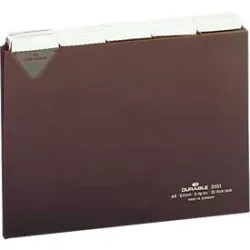 DURABLE Leitregister, DIN A5, Buchstaben A-Z, PVC, Tabbreite 40 mm