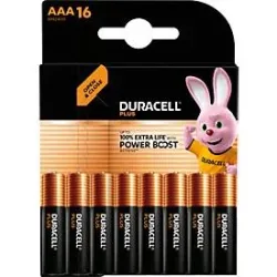 Duracell Plus Power Boost MN2400 Micro (AAA)-Batterie 1.5 V 16 St.
