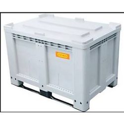 Deckel Cemo, für Logistikbox 610 l, lebensmittelecht, Polyethylen, grau