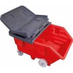 Deckel für asecos Kippwagen und Kippbehälter 750 l, Polyethylen, grau