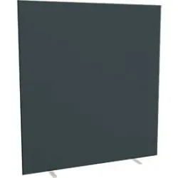 Design-Trennwand, Stoffbespannung, B 1600 mm, anthrazit