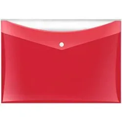 Dokumententasche Veloflex VELOCOLOR®, DIN A4, Kunststoff, für ca. 100 Blatt, 6 Stück, rot