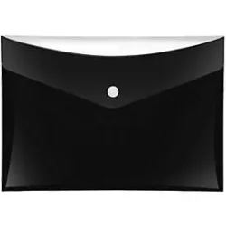 Dokumententasche Veloflex VELOCOLOR®, DIN A5, Kunststoff, für ca. 100 Blatt, 6 Stück, schwarz