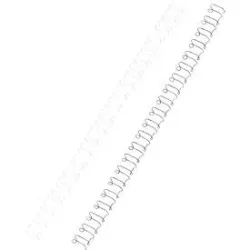 GBC Metall Drahtbinderücken Weiß 10 mm 130 Blatt DIN A4 100 Stück