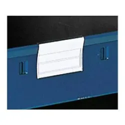 Etikettenhalter für Lagerwanne, B85 mm, 50 Stück