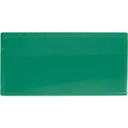 Etikettentasche Label PLUS, magnetisch, 50x110, grün