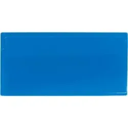 Etikettentasche Label PLUS, selbstklebend, 50x110, blau