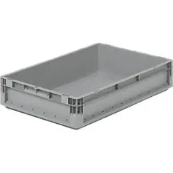 Euro Box Leichtbehälter ELB 6120, aus PP, Inhalt 23,3 L, ohne Deckel, grau