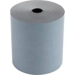 Thermorolle Safe Contact, 1-lagig, 52 g/m², B 80 mm x L 76 m, 80 mm Ø, 10 Rollen, blaugrau