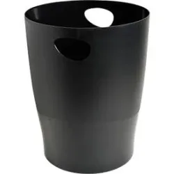Exacompta Papierkorb Classic Schwarz 15L Polypropylen 26,3 x 26,3 x 33,5 cm