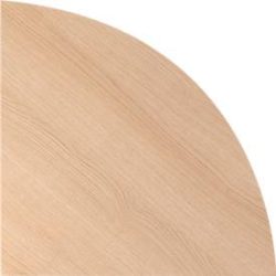 Anbautisch Office Braun Holz 80 cm - Farbe: eiche - Material: Holzwerkstoff - Anbautisch