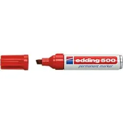 edding 500, m. Keilspitze 2-7 mm, rot, 10 Stück
