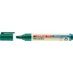 Edding 32 EcoLine Flipchartmarker, nachfüllbar, 10 Stk., grün