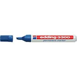 EDDING Permanent Marker 3300 1-5mm 3300-3-10 blau 10 St&uuml;ck