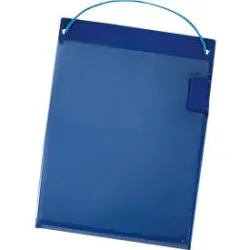 EICHNER Auftragstasche Basic, Klettverschluss, DIN A5, blau, 10 Stück
