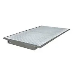 Bauer® Einhänge-Auffangwanne aus Stahl, inkl. Gitterrost, für Trägerlänge 2.200mm, feuerverzinkt