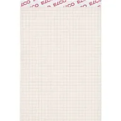 ELCO Notizblock, 4 mm kariert, DIN A5, 100 Blatt, grau