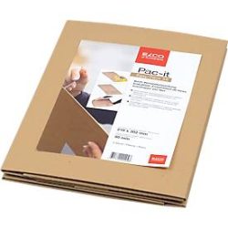Elco Pac-it Easy 58 Versandverpackung A4, 2er-Pack, braun