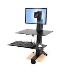 Ergotron WorkFit-S, LCD-Monitor LD mit Arbeitsfläche
