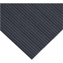 Ergonomischer Läufer, 10 m Rolle, 1000 mm breit, schwarz