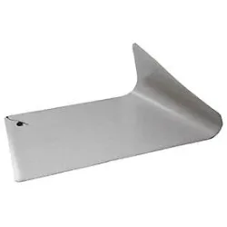 ESD Tischbelag Bedruka+Hirth, für die Personenerdung, B 1220 x T 610 x H 2 mm, Kautschuk, grau