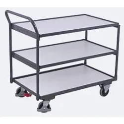 VARIOfit SW-600.657 ESD Tischwagen Stahl pulverbeschichtet Traglast (max.): 250 kg Graphitgrau (RAL 7024)