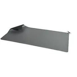 ESD Bodenmatte Bedrunka+Hirth Ecostat® Mega, 2 x 10 mm Druckknopfanschlüsse, inkl. Erdungsleitung mit Schutzkappe, B 2500 x T 1220 x H 3,5 mm, Kautschuk, grau