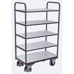 VARIOfit SW-500.259 ESD Etagenwagen Stahl pulverbeschichtet Traglast (max.): 250 kg Graphitgrau (RAL 7024)