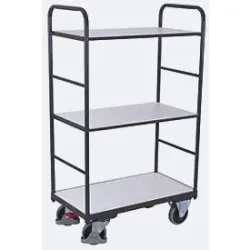 VARIOfit SW-600.258 ESD Etagenwagen Stahl pulverbeschichtet Traglast (max.): 250 kg Graphitgrau (RAL 7024)