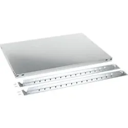 Fachboden für Grundregal/Anbauregal ORDO Industry, höhenverstellbar, Stärke 40 mm, Tragkraft bis 140 kg, B 750 x T 500 x H 40 mm, Stahl verzinkt