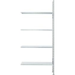 Fachbodenregal FBR 2200, Anbauregal, 4 Böden, 1025 x 400 mm