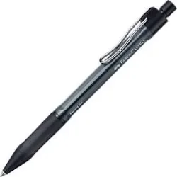 Faber-Castell Gelroller Beyond Gel, Strichstärke 0,4 mm, Minen-Ø 0,7 mm, Schreibfarbe schwarz, dokumentenecht, Recycling-Kunststoff/Metall, 1 Stück